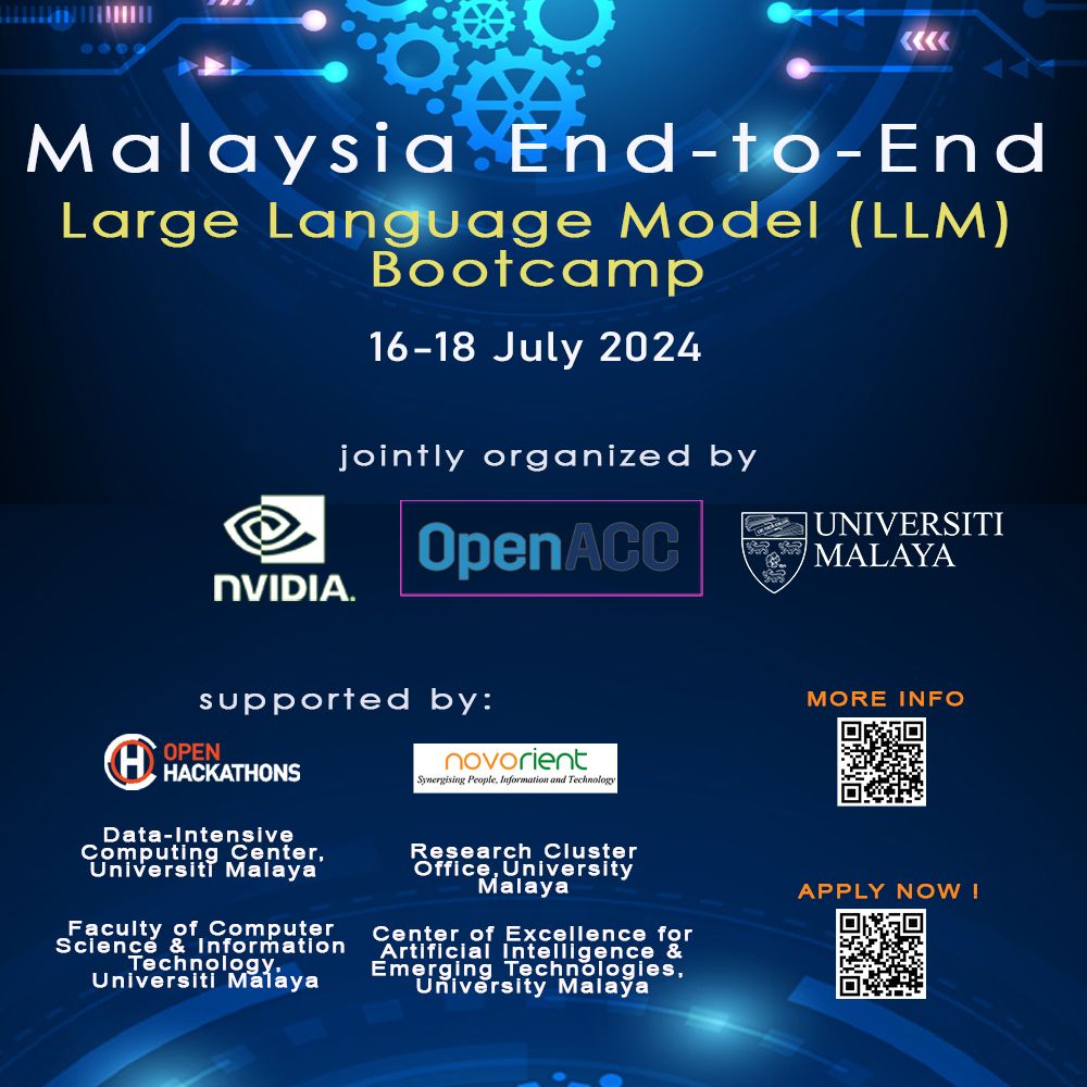 Malaysia End-to-End Large Language Model Bootcamp