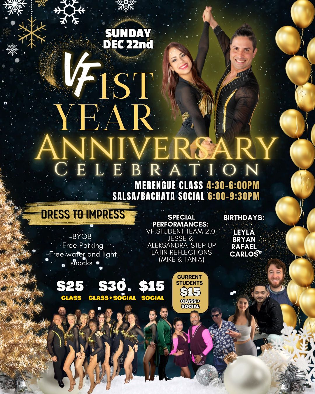 \ud83c\udf89 VF Dance & Fitness 1st Year Anniversary Celebration \ud83c\udf89 