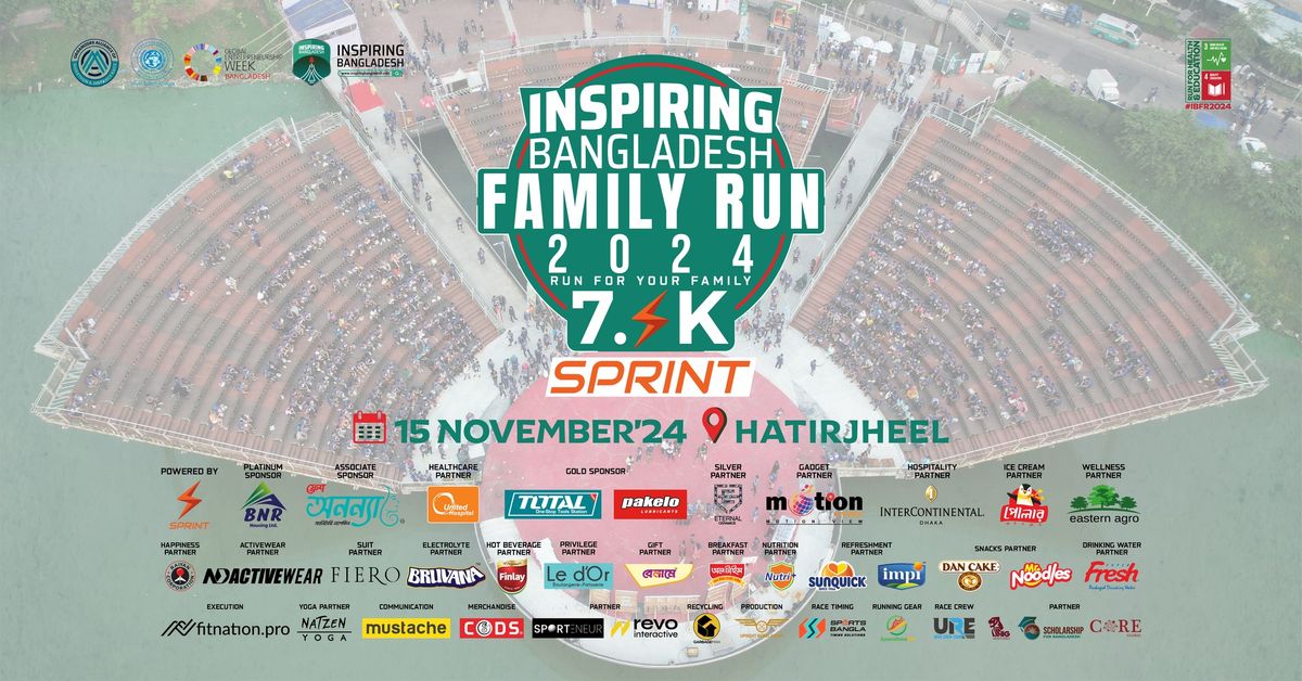 Inspiring Bangladesh Family Run 2024 Powered by SPRINT in Association With Fresh Anonna  