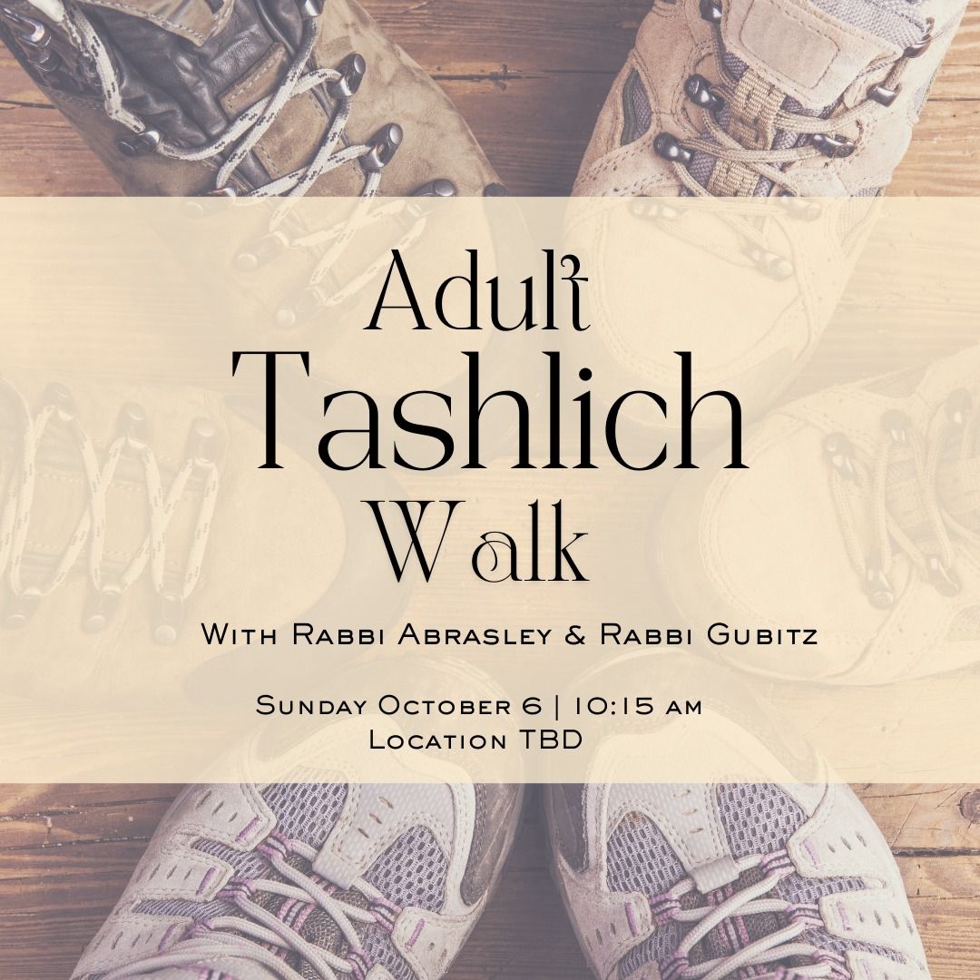 Adult Tashlich Hike