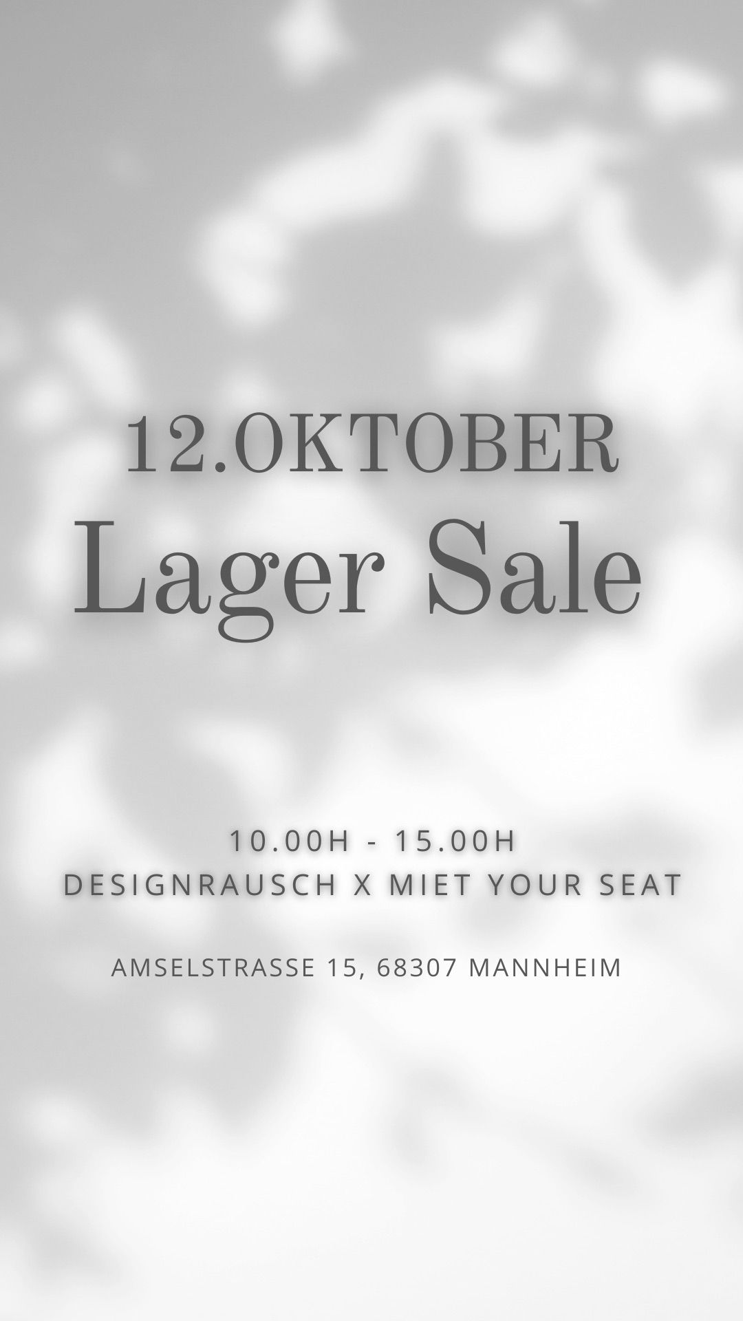 LAGER SALE