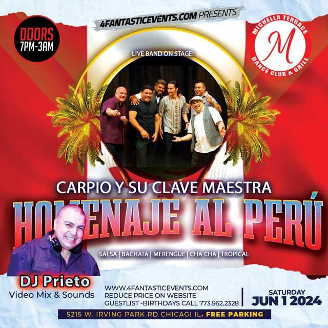 Peru Live Salsa Saturday: CARPIO Y SU CLAVE MAESTRA