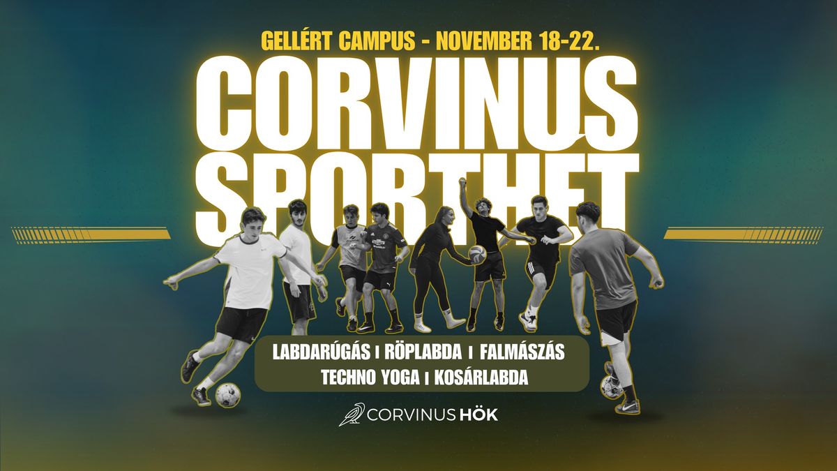 Corvinus Sporth\u00e9t - 2024 \u0150sz - Gell\u00e9rt Campus