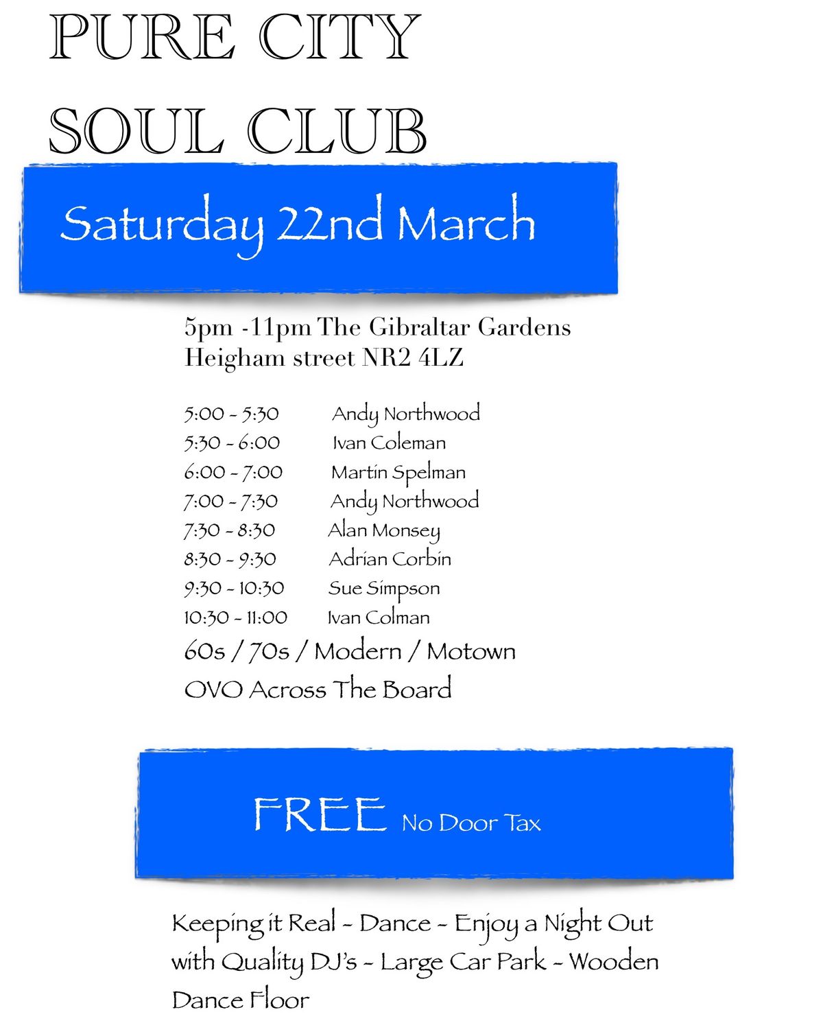 Pure City Soul club 