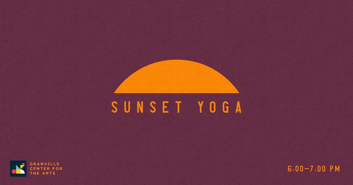 Sunset Yoga in the Gallery