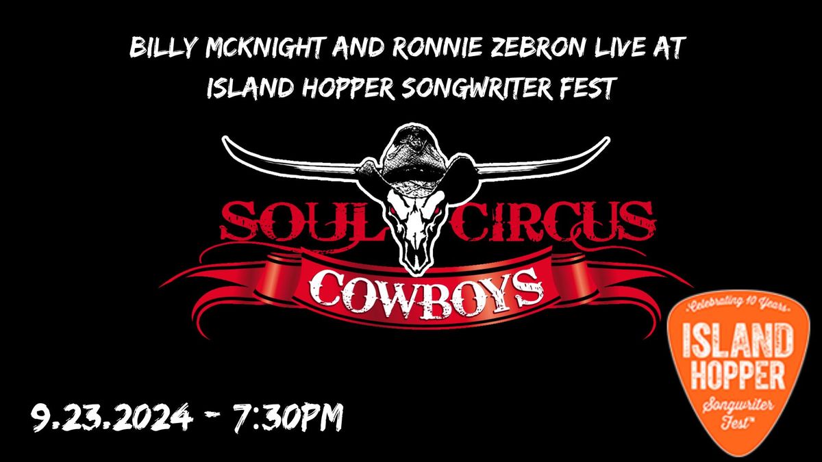 Billy McKnight and Ronnie Zebron LIVE at the Island Hopper Songwriter Fest