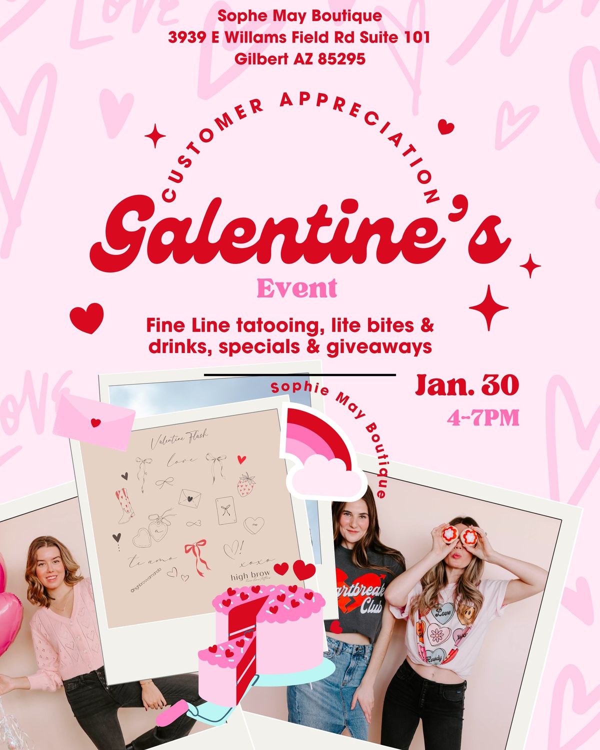 Customer Appreciation Galentine's Event