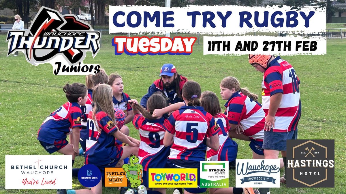 Come try Rugby Training Days