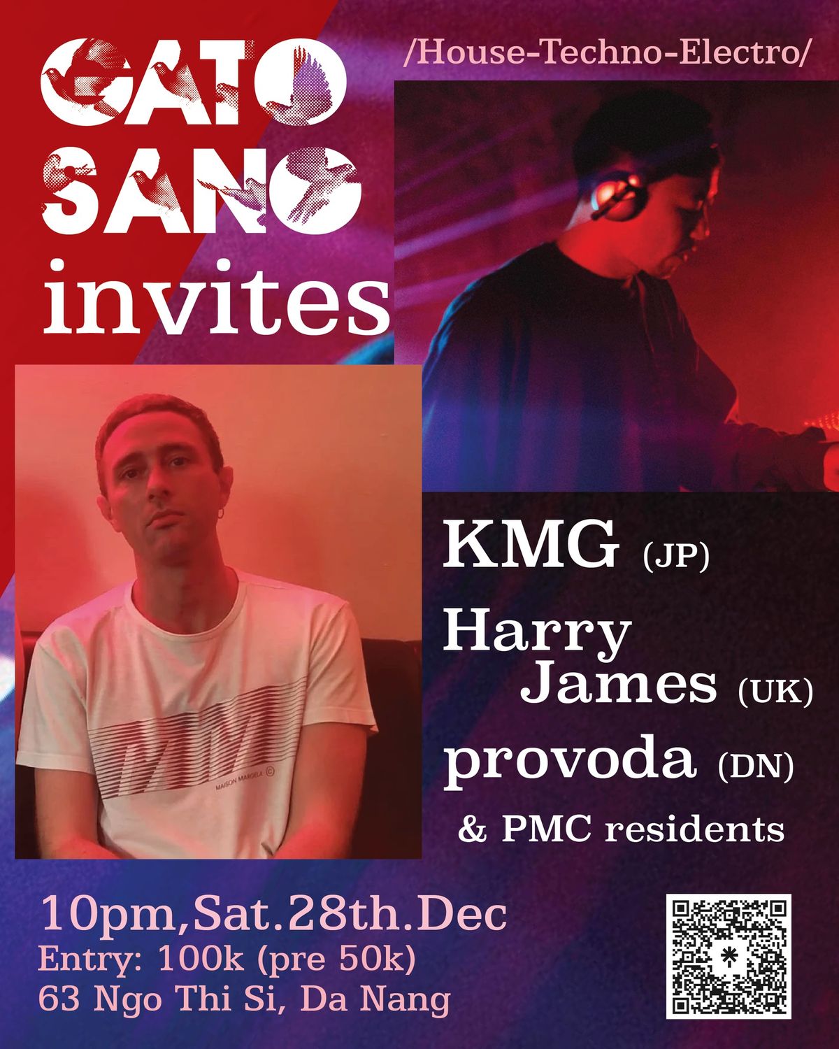 Gatosano invites KMG (JP) & Harry James (UK)