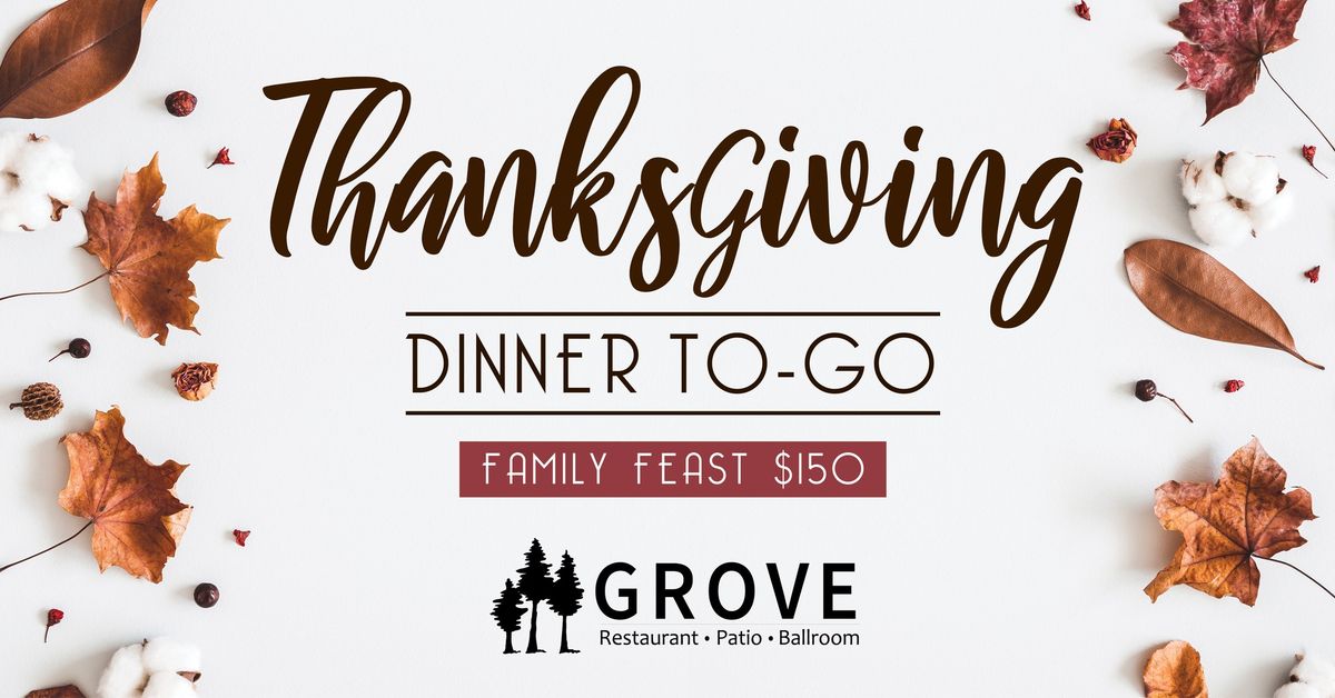 Thanksgiving Dinner To-Go at Grove