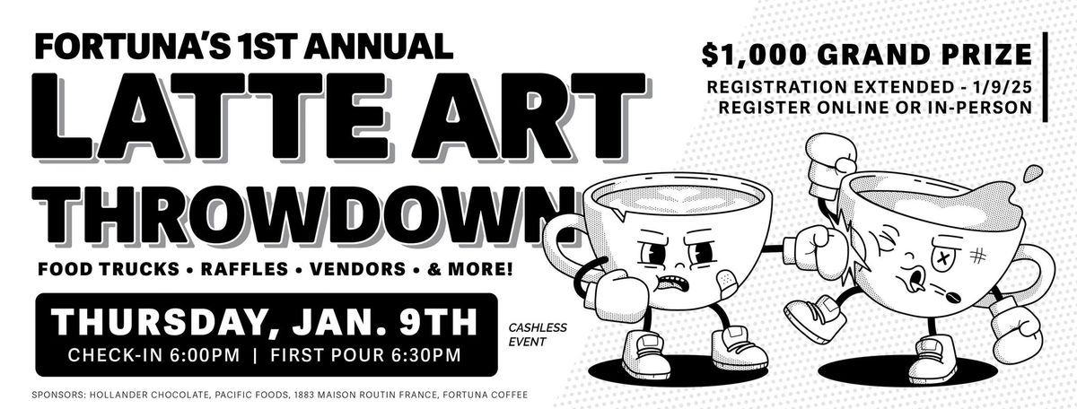 Fortuna's First Annual Latte Art Throwdown