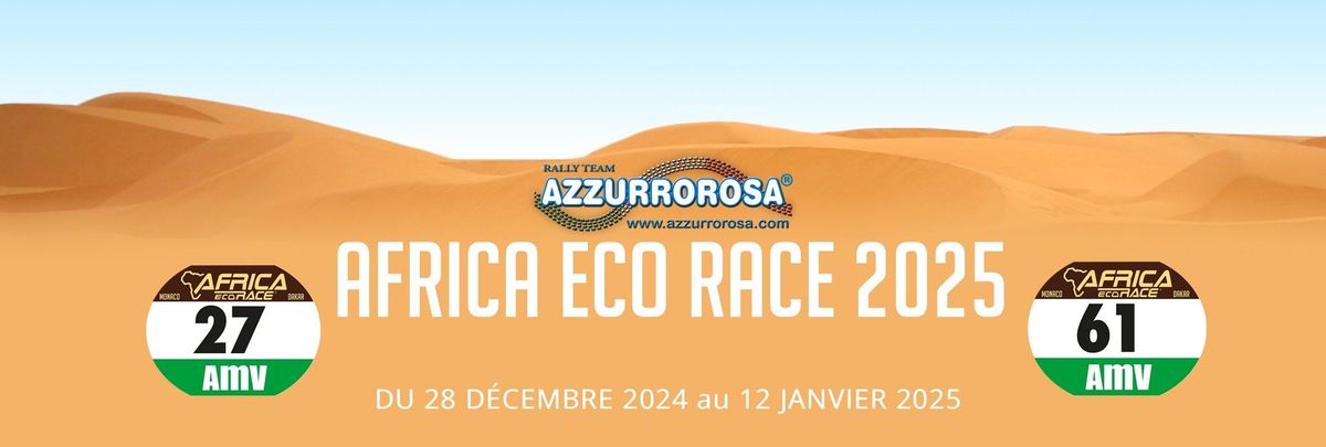 Presentazione Team Azzurrorosa all'Africa Eco Race 2025