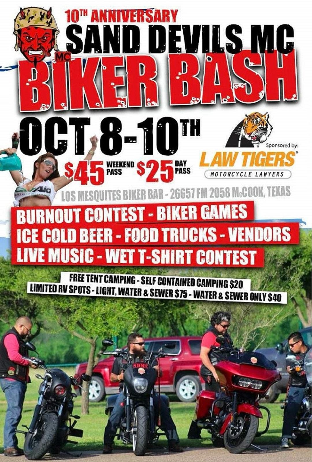 SAND DEVILS MC 10TH ANNIVERSARY BIKER BASH