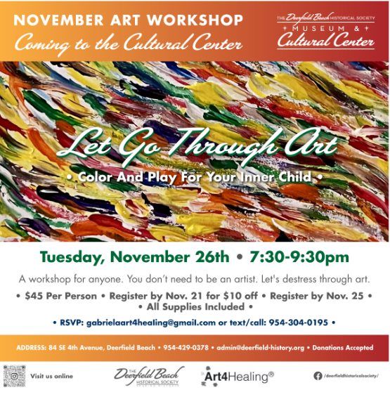 Let Go Through Art - November Art Workshop