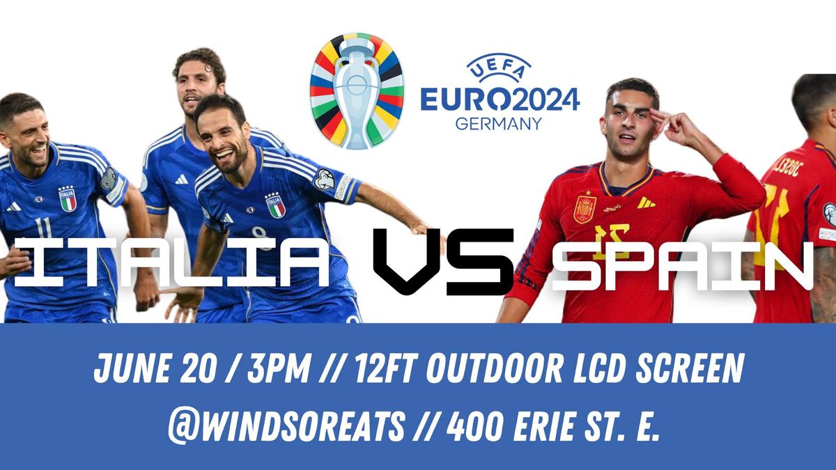 Italy vs Spain Euro 2024 Watch Party