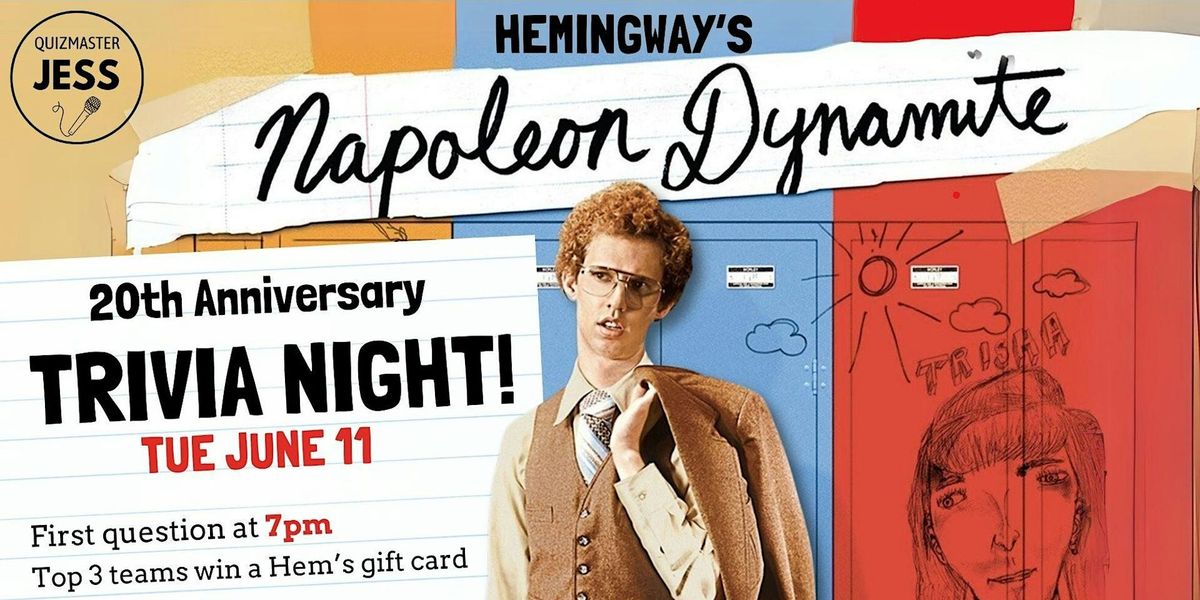 Napoleon Dynamite Trivia: 20 year Anniversary