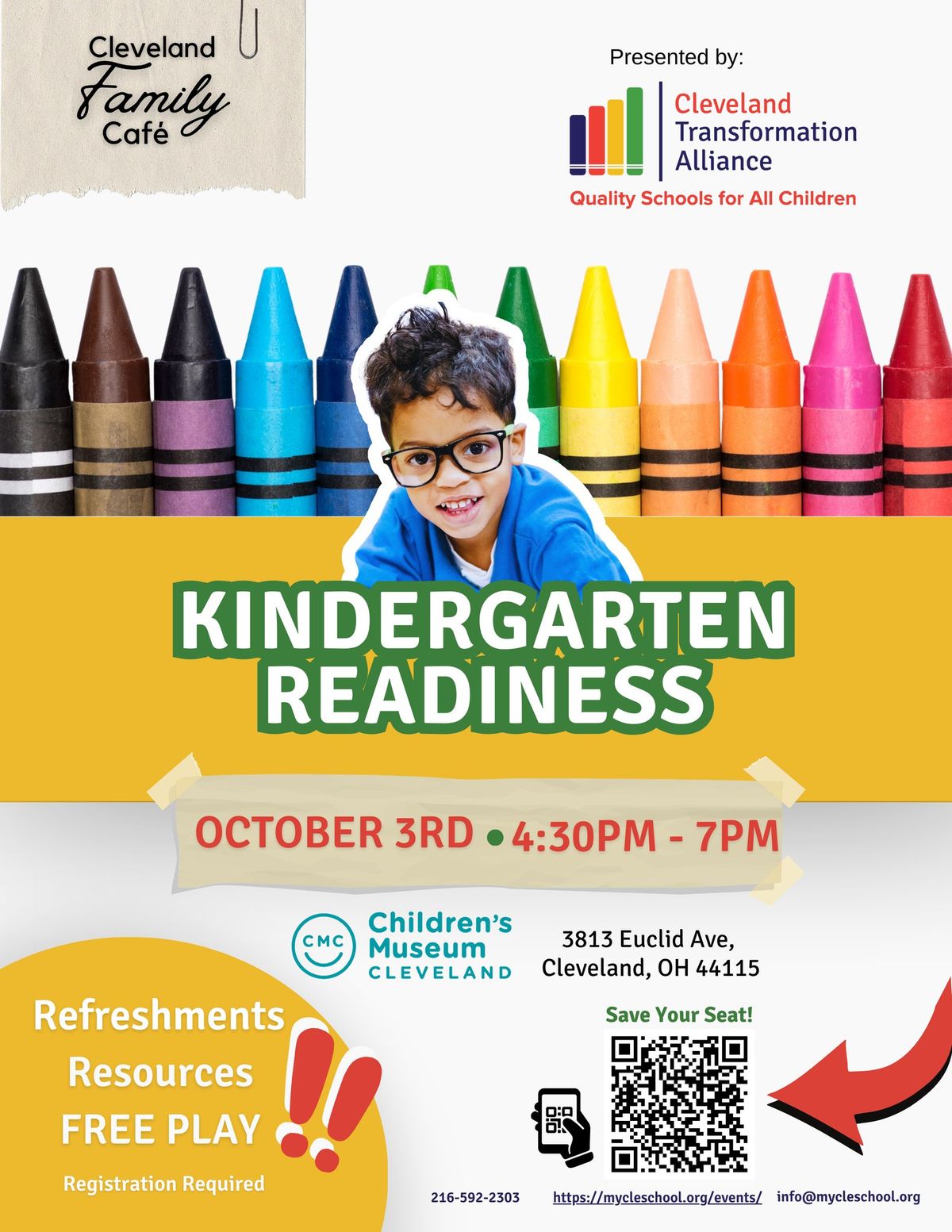 Family Cafe: Kindergarten Readiness