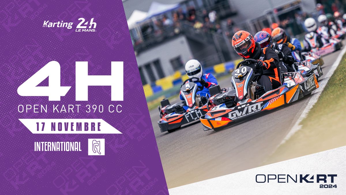 4H OPEN KART 390cc (CIRCUIT INTERNATIONAL DE KARTING)