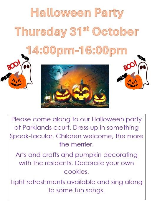 Parklands Court Halloween Party 