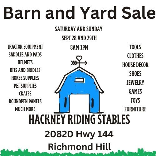 Barn and Yard Sale