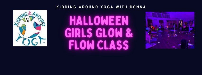 Halloween Girls Glow & Flow Yoga Class 