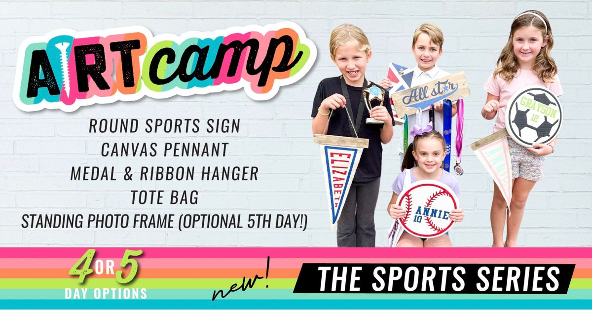 Kid's Summer ARt Camp- The Sports Series! 