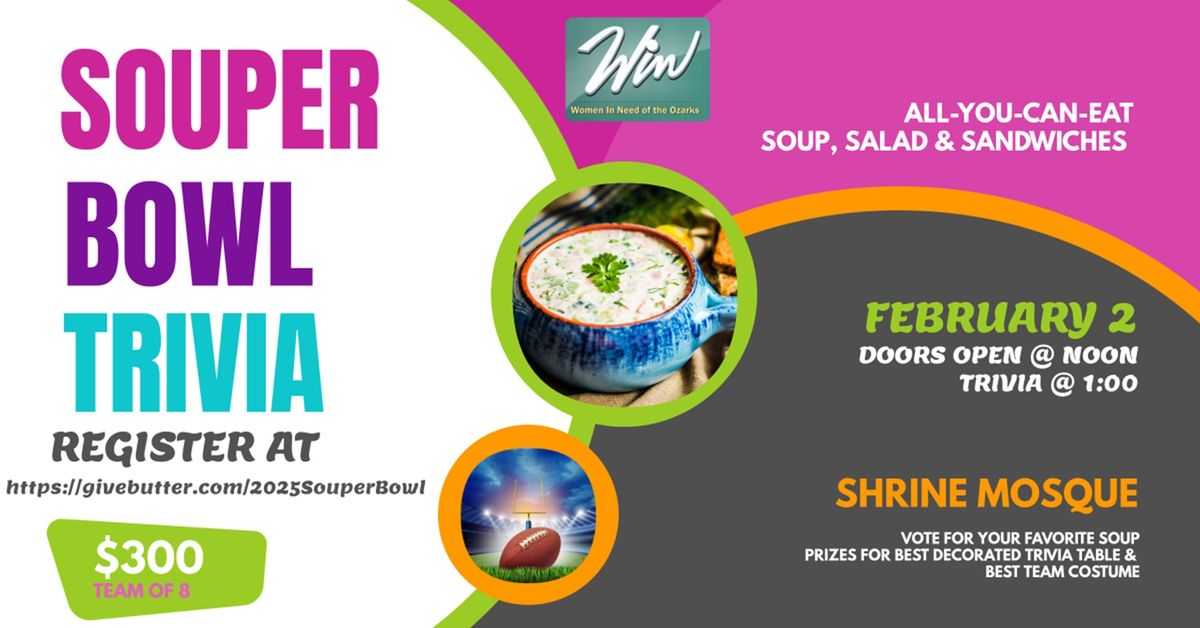 6th Annual Souper Bowl Trivia