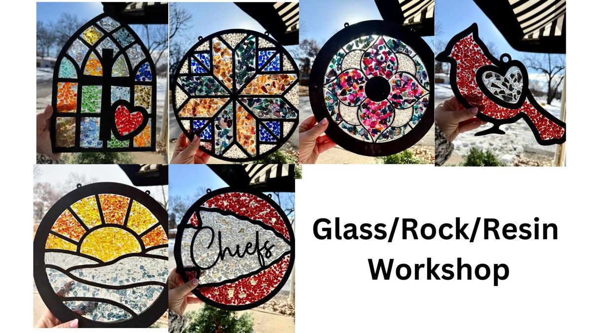  Leavenworth Glass\/Rock\/Resin Workshop Tuesday March 25 @ 6:30pm