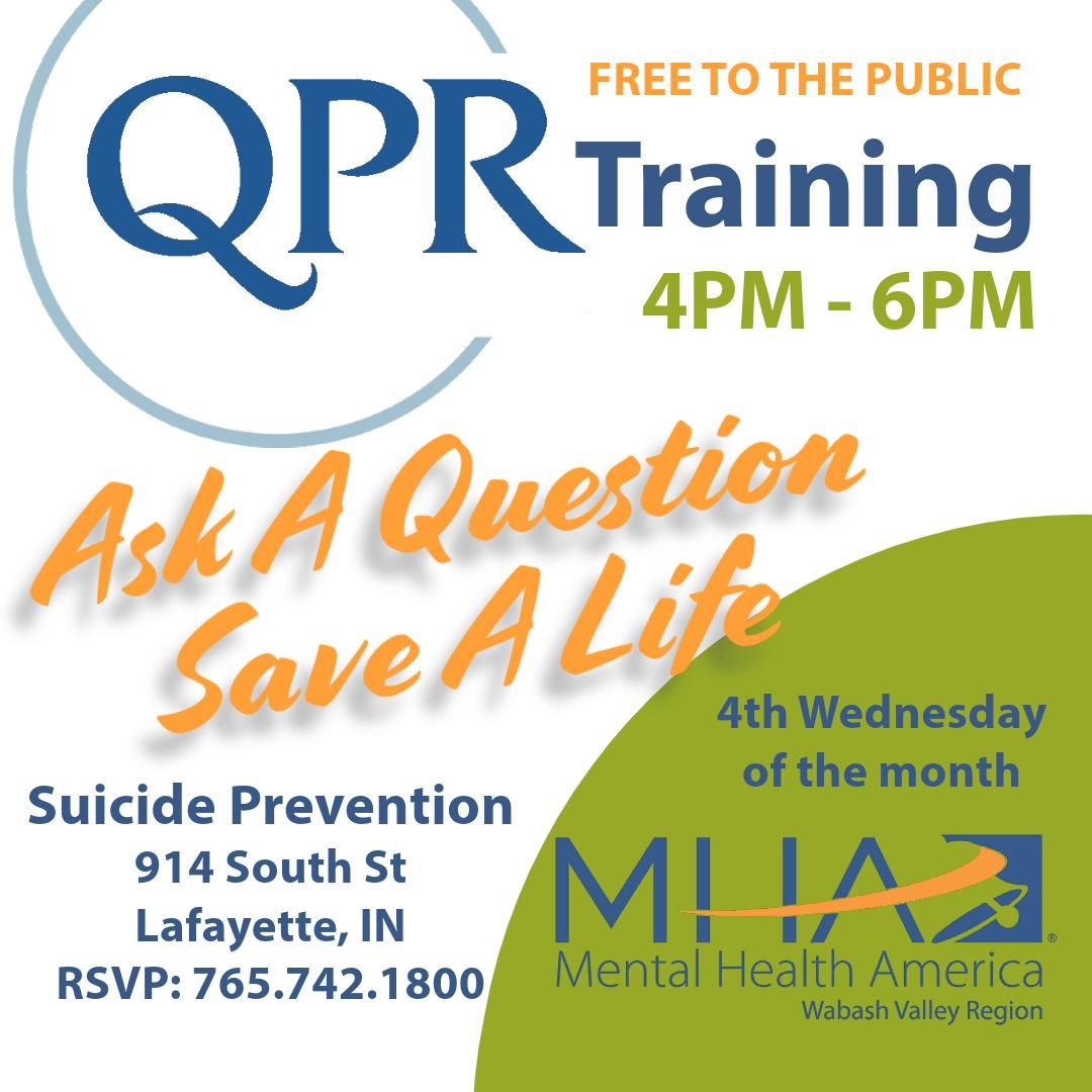 Monthly Suicide Prevention Training - QPR