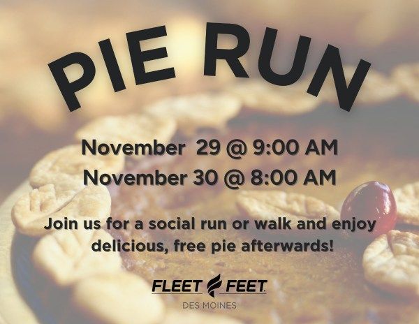 Thanksgiving Pie Runs