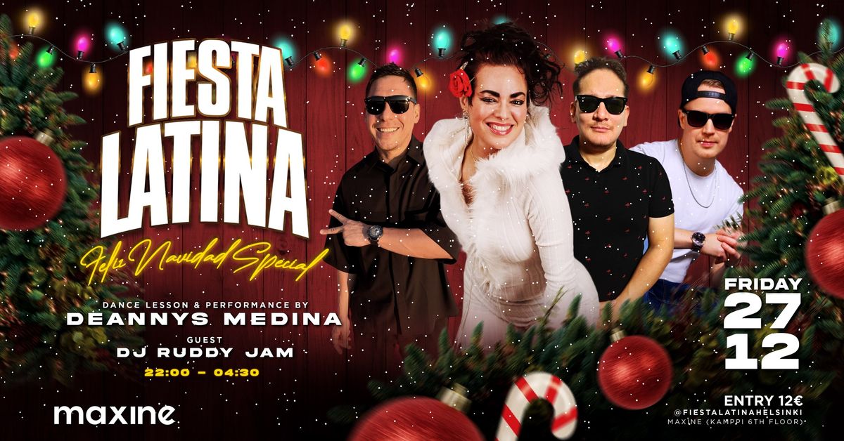 Fiesta Latina Feliz Navidad Special on Friday 27.12.