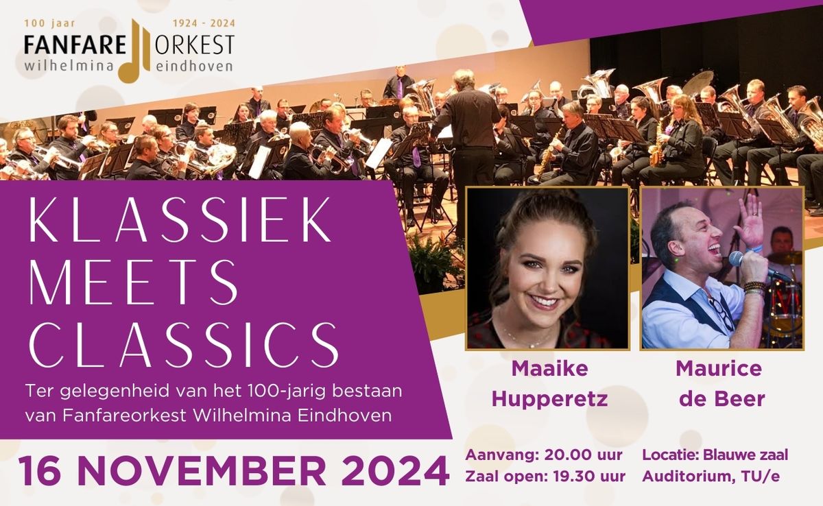 Jubileumconcert: KLASSIEK MEETS CLASSICS