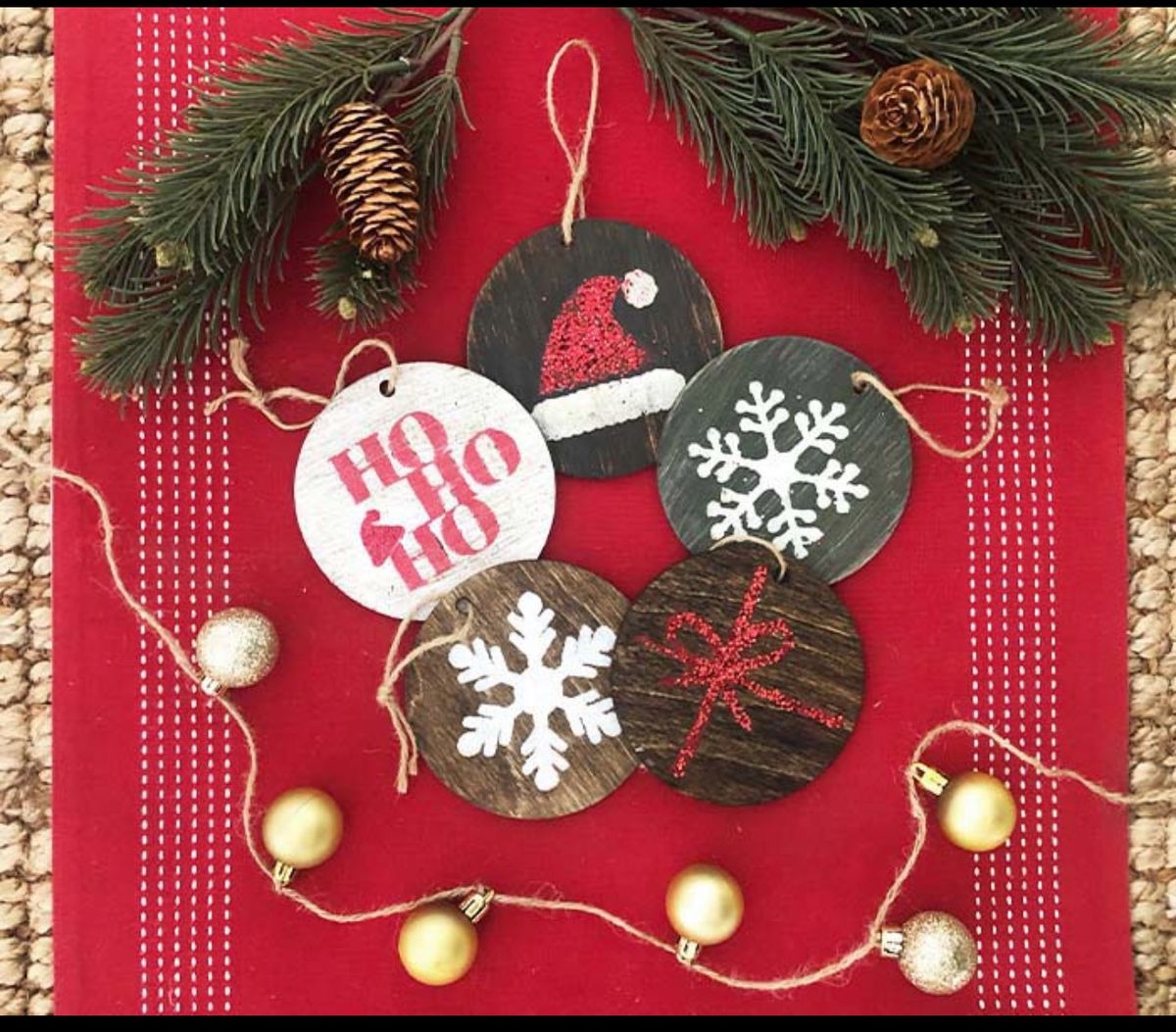 DIY Ornaments w\/ Santa