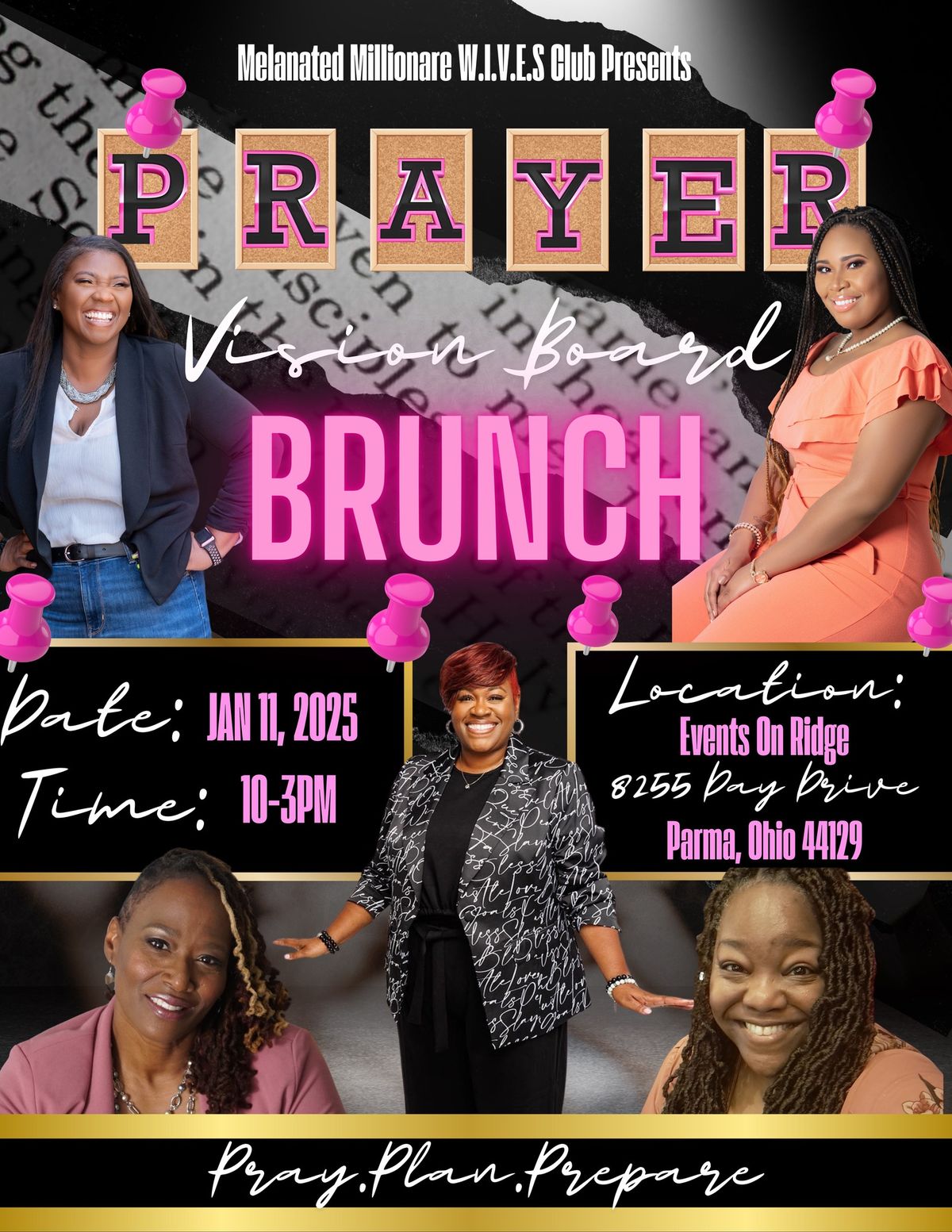 Prayer Vision Board Brunch: Pray. Plan. Prepare.