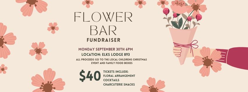 Flower Bar Fundraiser 