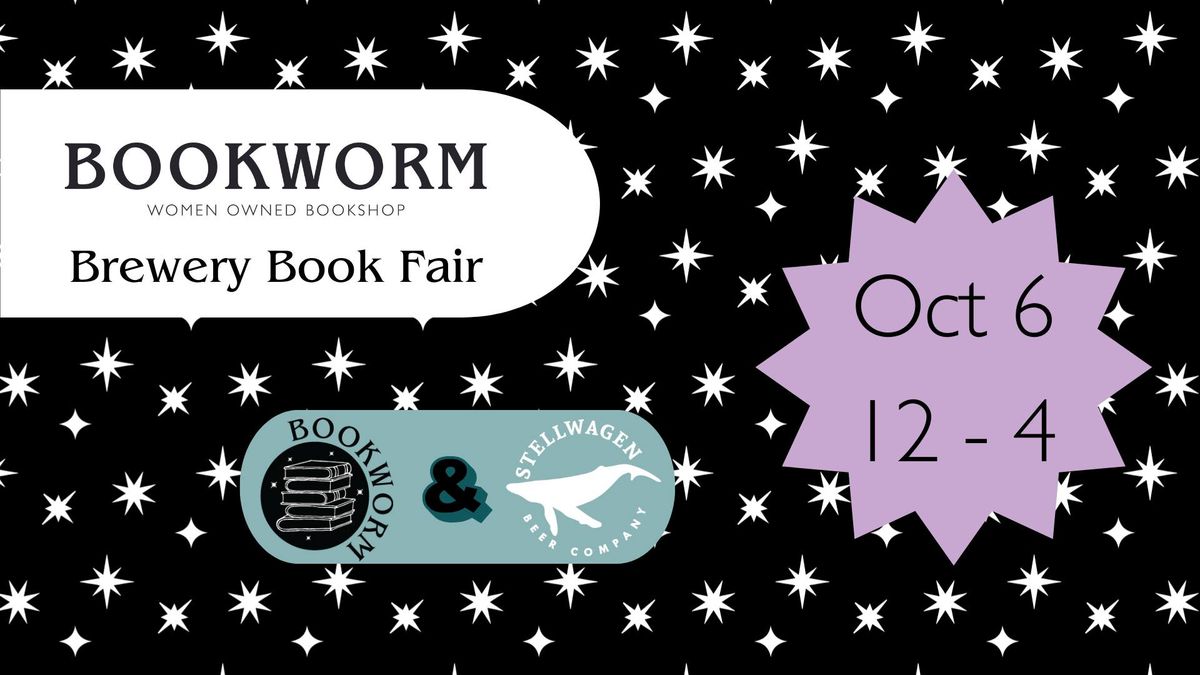 Bookworm Brewery Book Fair at Stellwagen