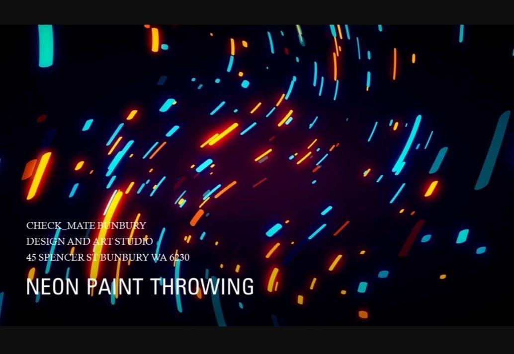  Neon Paint Throwing for 2 