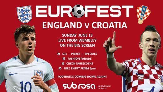 Croatia live vs england England v