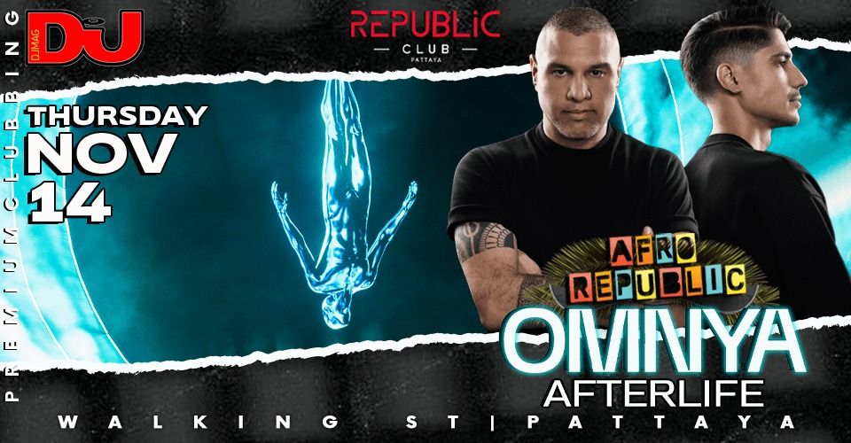 Afro Republic & Afterlife presents Omnya LIVE at Republic