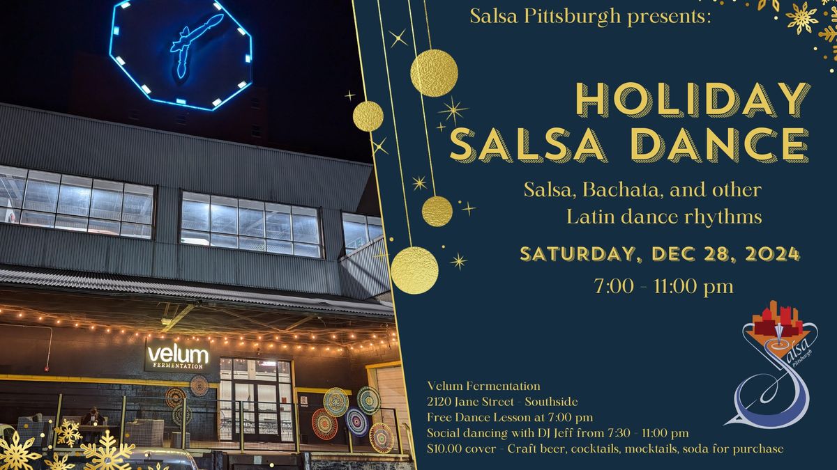 Holiday Salsa Dance at Velum Fermentation