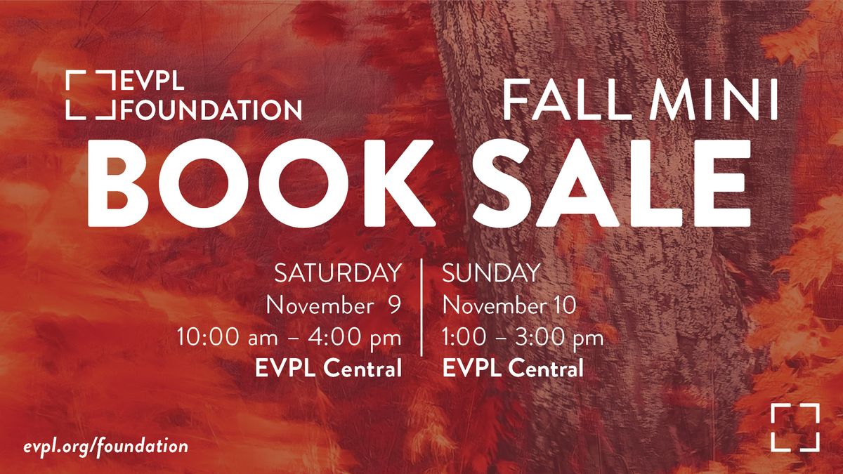 EVPL Foundation Fall Mini Book Sale