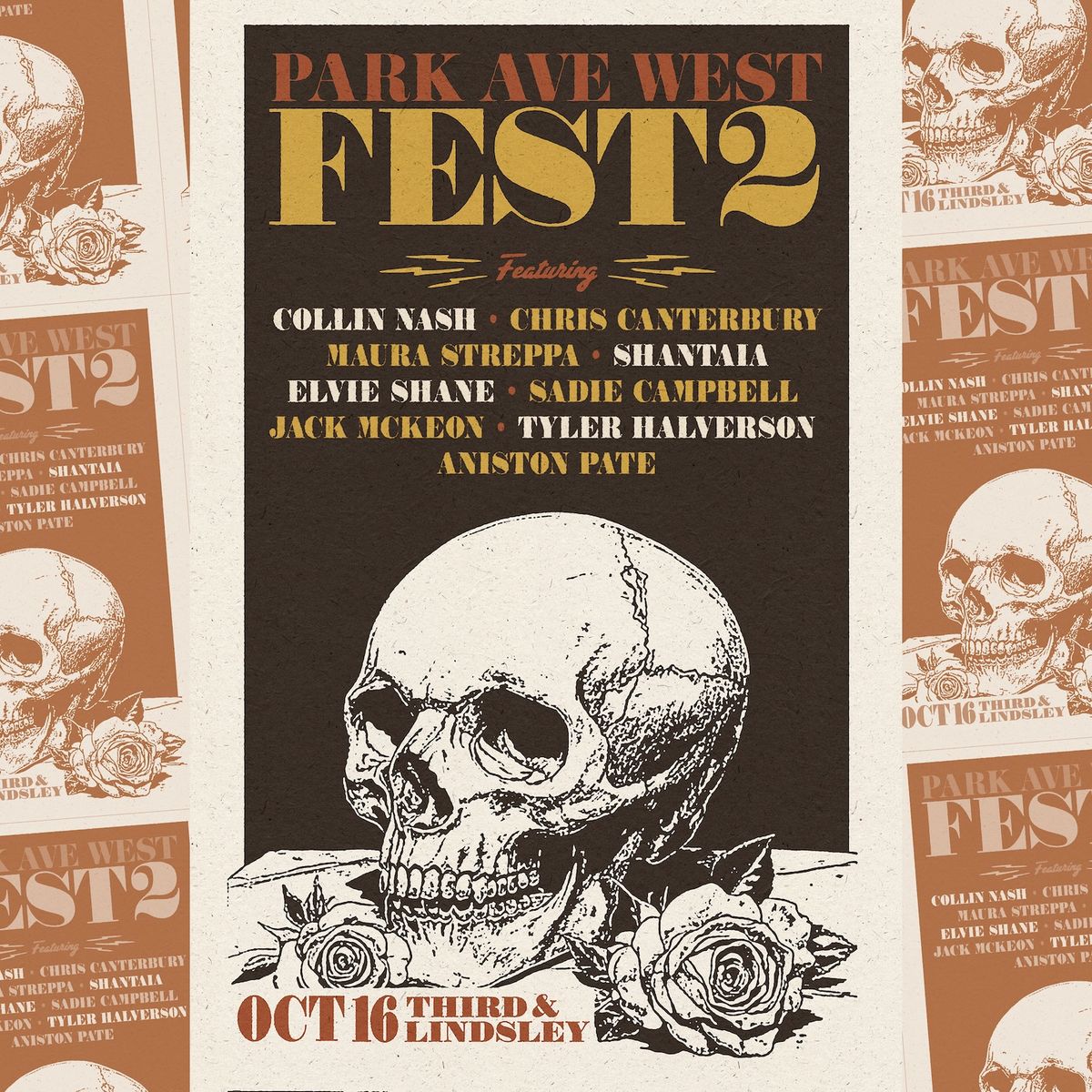 Park Ave West Fest 2 featuring Collin Nash, Chris Canterbury, Maura Streppa, Shantaia, & more! 