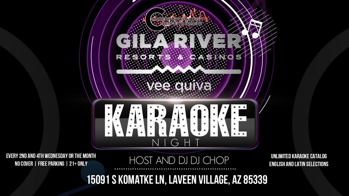 Vee Quiva Casino Karaoke Night Thursday 