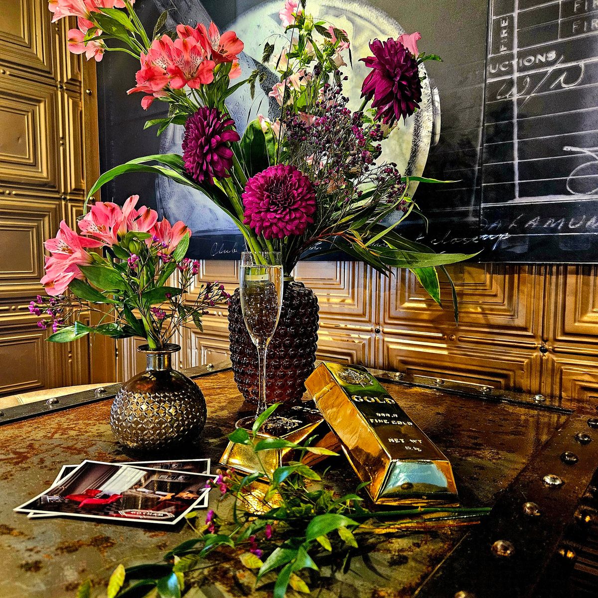 Blooms & Bubbly - flower arranging class