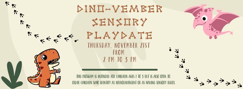 Dino-vember Sensory Playdate