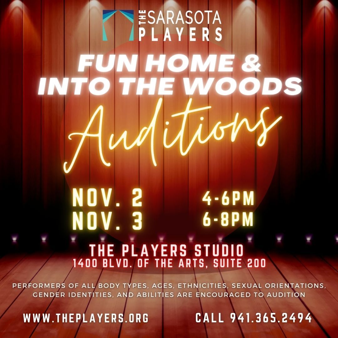 AUDITIONS: Fun Home and Into the Woods