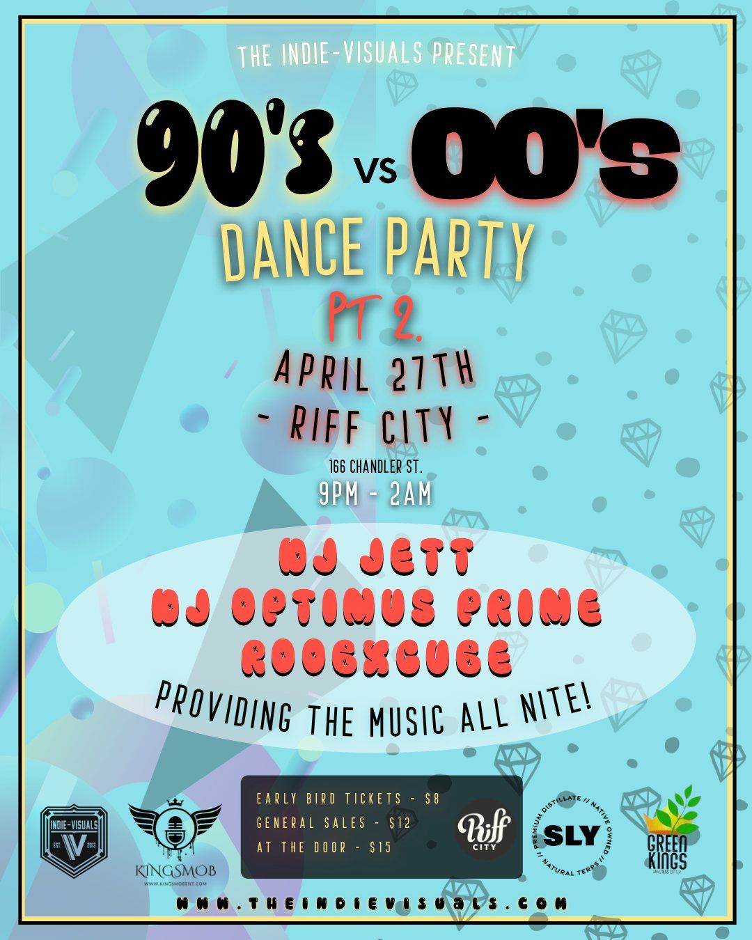 90'S vs 00'S Dance Party: Part Two at Riff City - APR 27