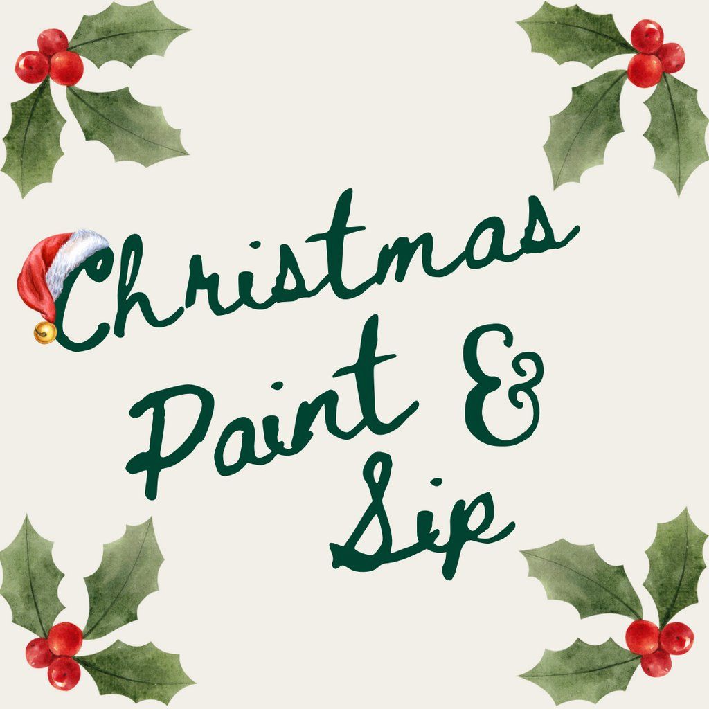 Paint and Sip Christmas edition!