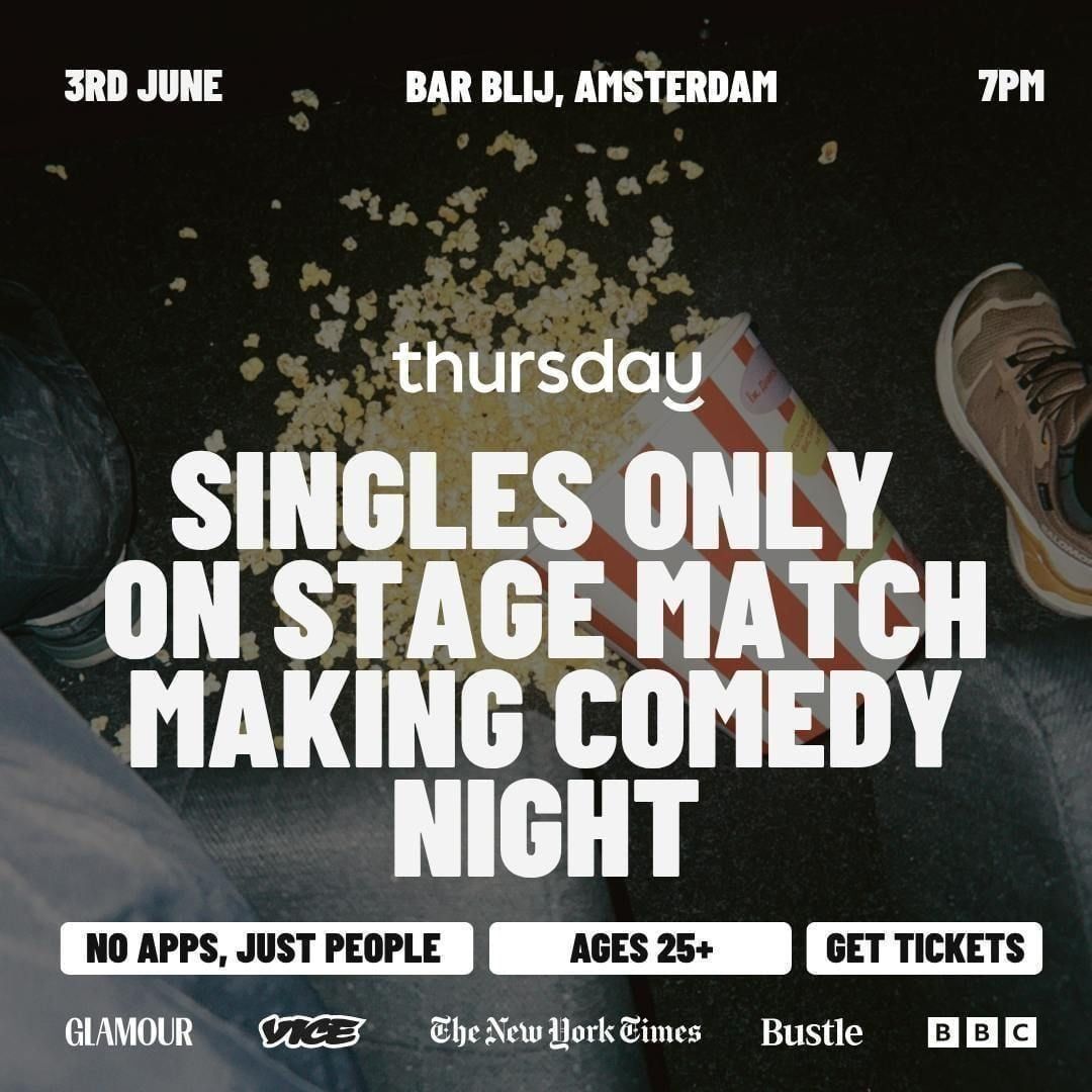 Wednesday  | On-Stage Matchmaking Comedy Night | Bar Blij