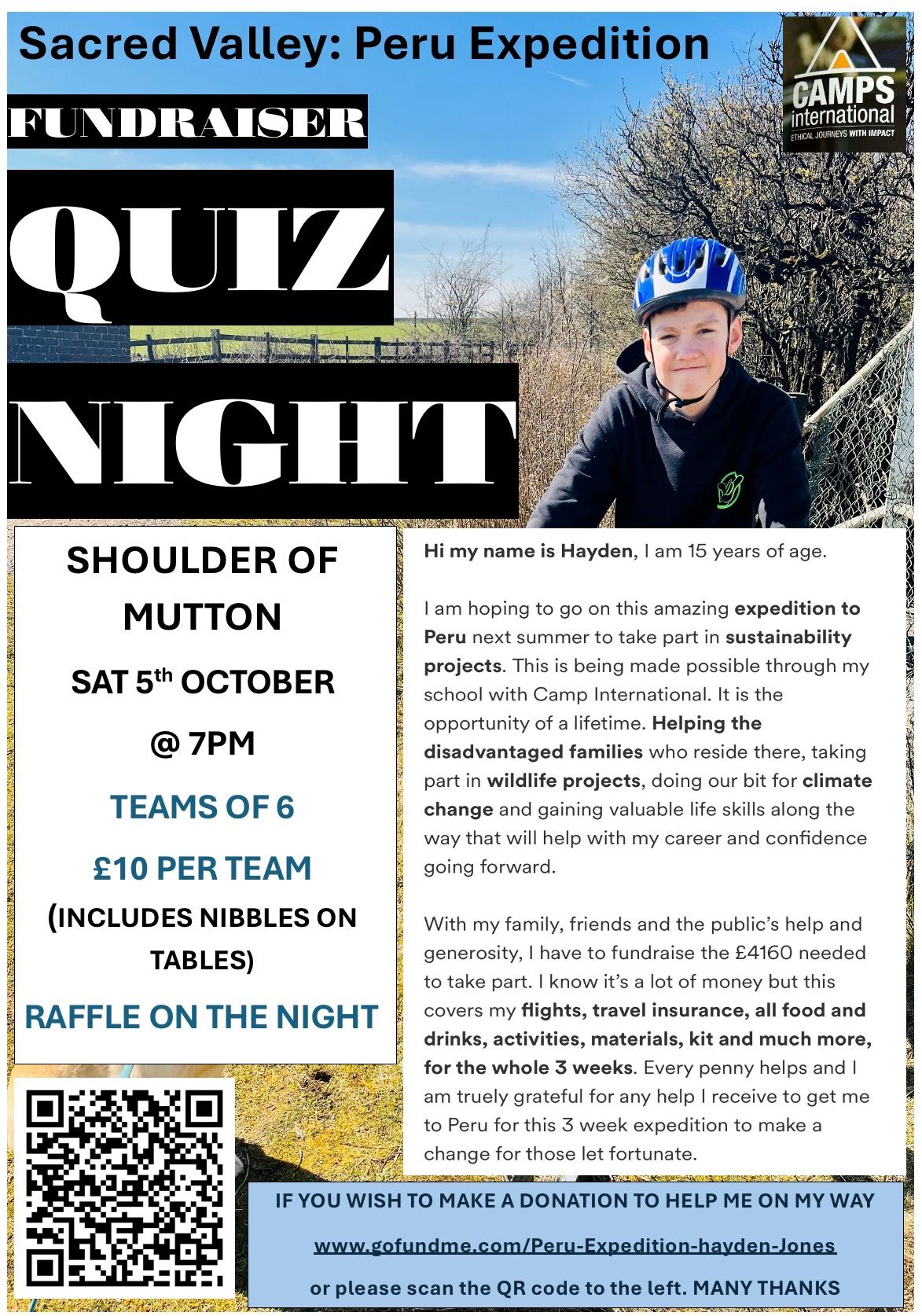 Quiz night & Raffle